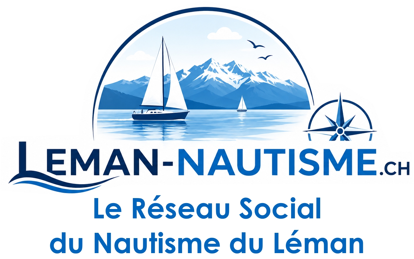 Logo Leman-Nautisme.ch, le Réseau Social du Nautisme du Léman