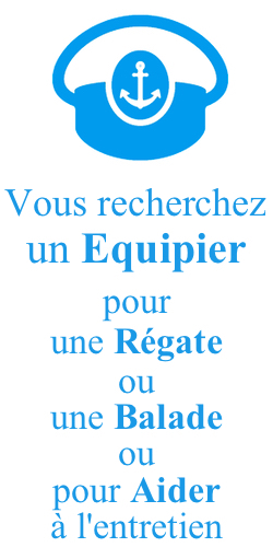 Vous êtes propriétaire d'un Voilier ou d'un Bateau moteur ou d'un HorsBord ou d'une Barque et vous recherchez un équipier